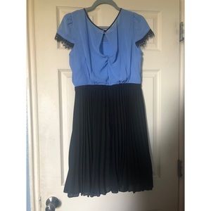Blue/black dress